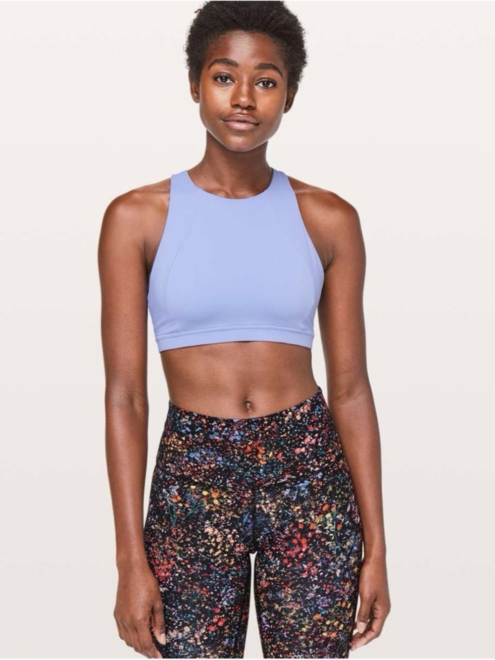 Lululemon Free To Be Serene Bra | High Neck | Iron Purple